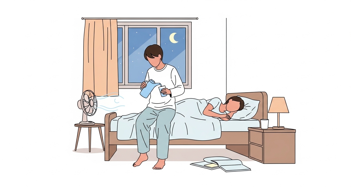 夏の夜、寝苦しさとはサヨナラ！快適な睡眠を取り戻す私の習慣