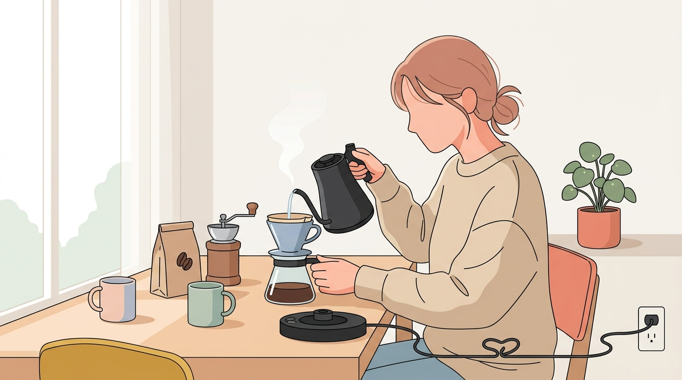 使ってみてわかったHAGOOGI ドリップケトル1.0Lの「良い点」と「コーヒーの味の変化」