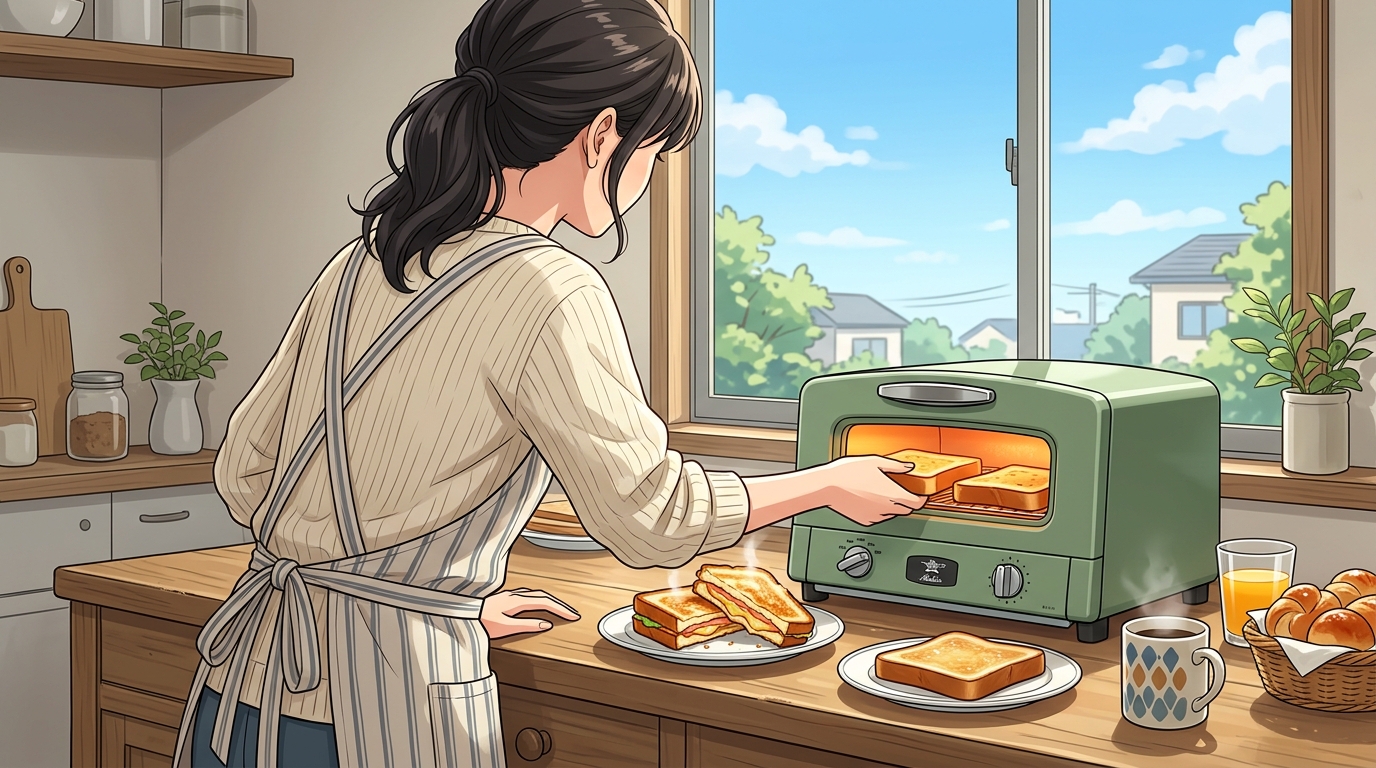 2枚焼きと4枚焼き、あなたの家に最適なのはどちら?