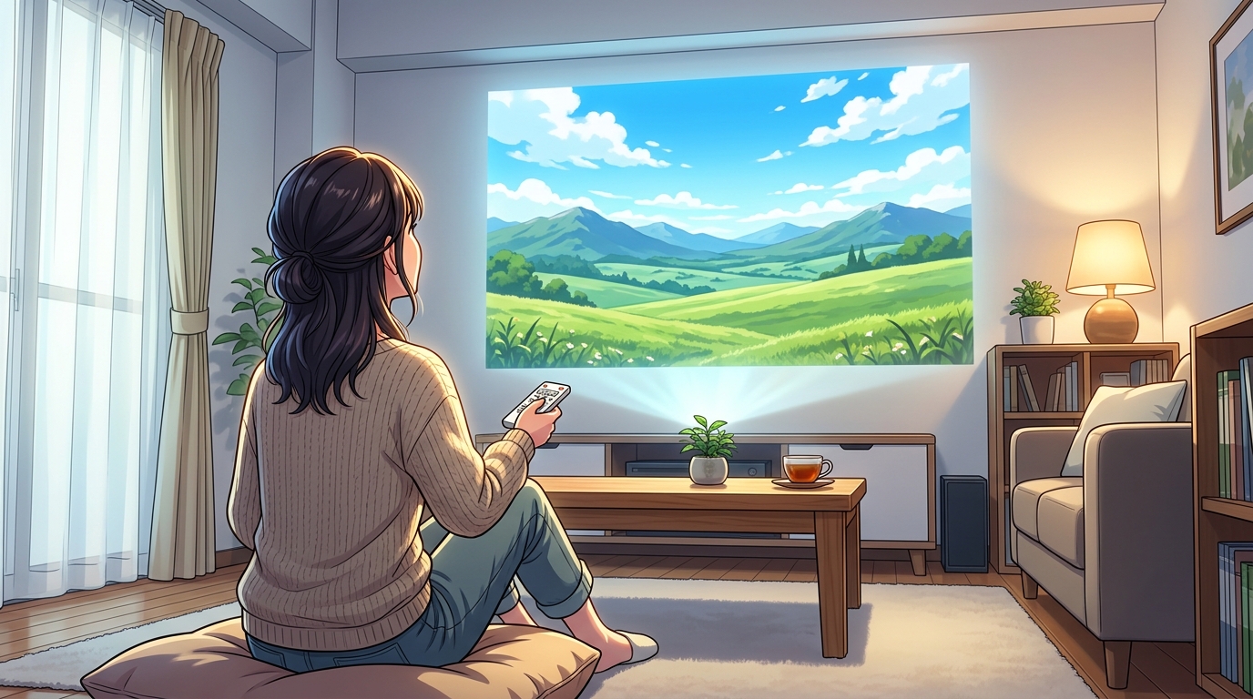 狭い部屋でも大丈夫？大画面を楽しむためのヒント