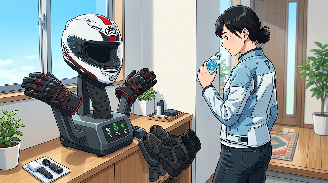 デイトナのリメットターボがヘルメットの汗や臭い対策に選ばれる理由