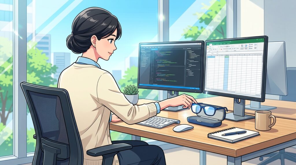 これからのPC作業、目の負担を減らす「あなたの一歩」