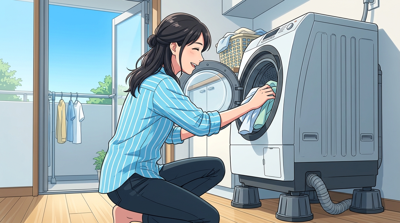 洗濯物の出し入れで腰を痛めそう、その悩みから解放されるには？