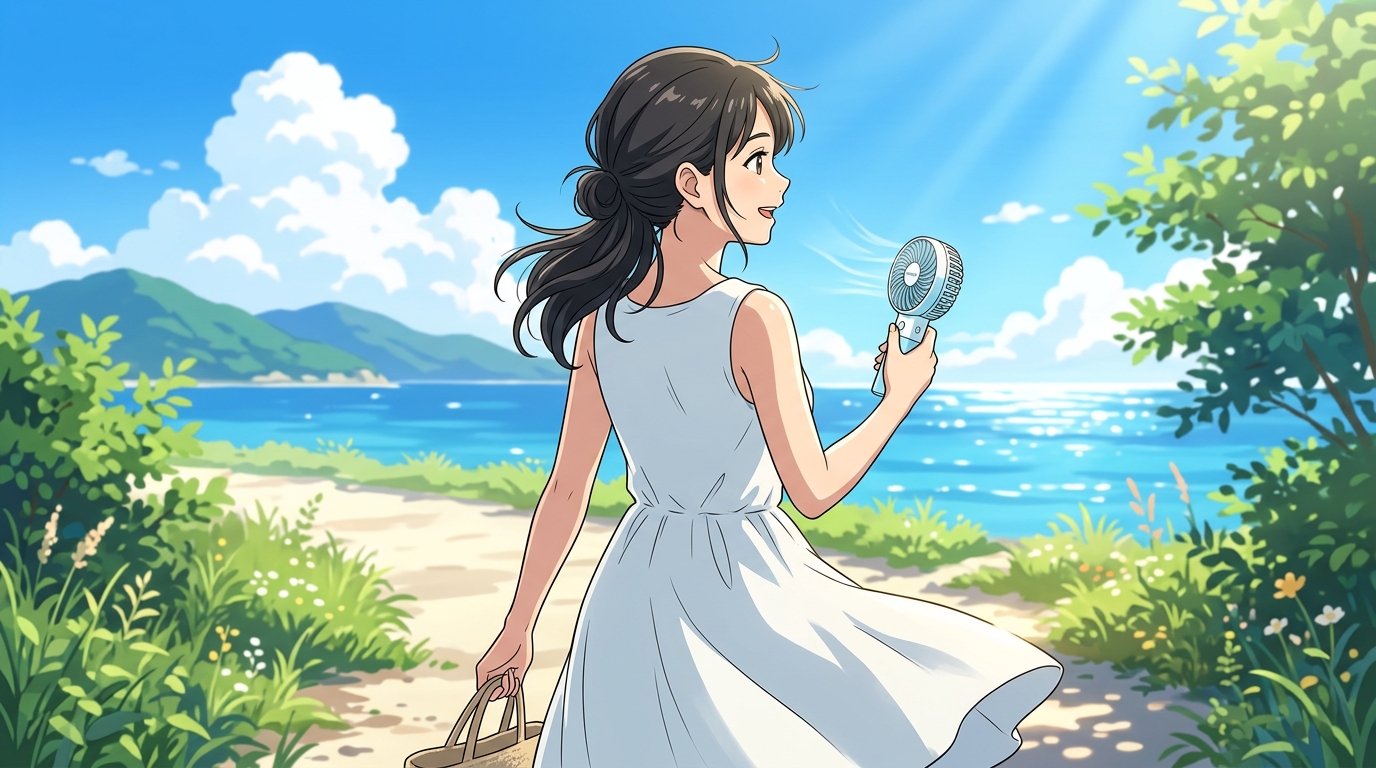 たかがハンディファン、されどハンディファン。快適な夏は「小さな一歩」から